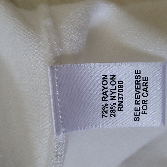 Cato white with black stripes wide neck 3/4 sleeve sweater NWT - Picture 11 of 11